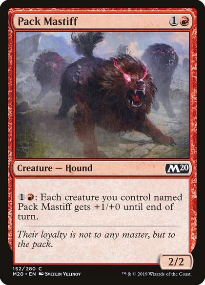 Pack Mastiff, Core Set 2020 152