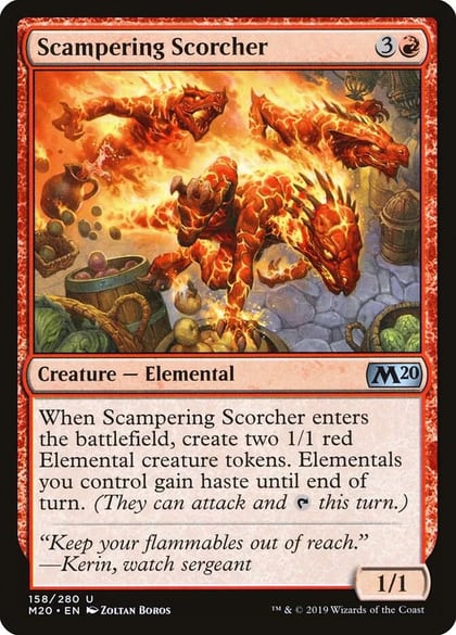 Scampering Scorcher, Core Set 2020 158