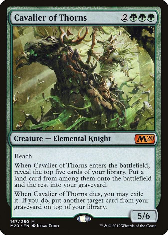 Cavalier of Thorns, Core Set 2020 167