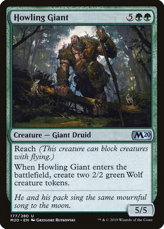 Howling Giant, Core Set 2020 177