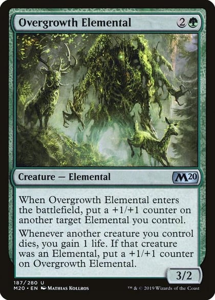 Overgrowth Elemental, Core Set 2020 187