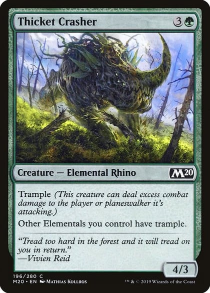 Thicket Crasher, Core Set 2020 196