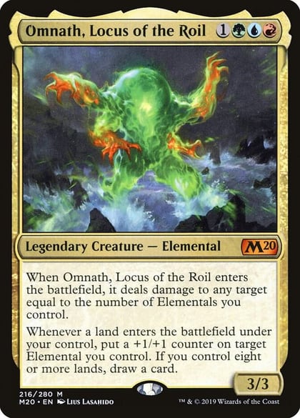 Omnath, Locus of the Roil, Core Set 2020 216