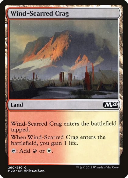 Wind-Scarred Crag, Core Set 2020 260