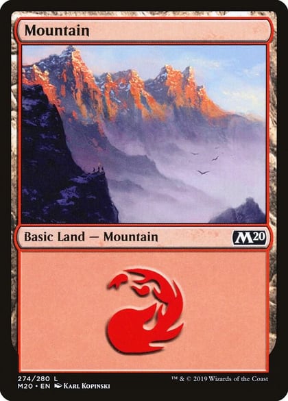 Mountain (274), Core Set 2020 274