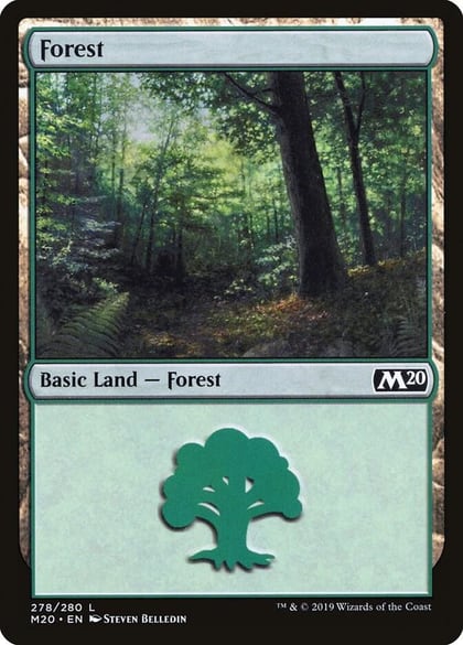 Forest (278), Core Set 2020 278