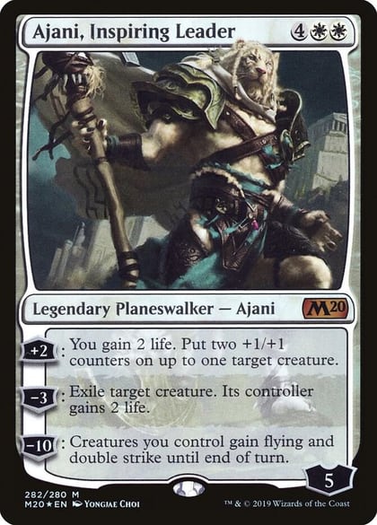 Ajani, Inspiring Leader, Core Set 2020 282