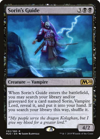 Sorin's Guide, Core Set 2020 292