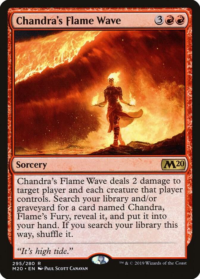 Chandra's Flame Wave, Core Set 2020 295