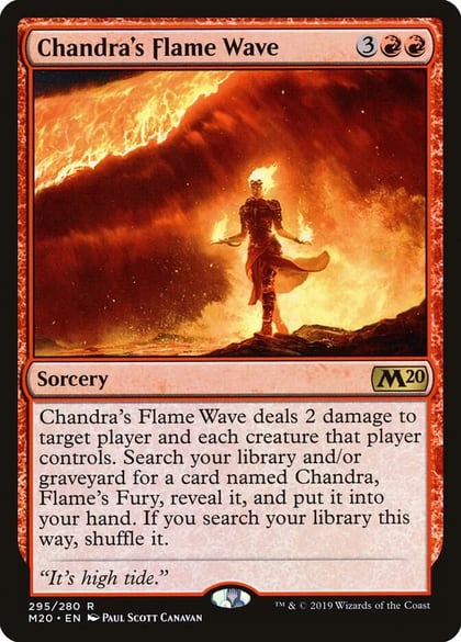 Chandra's Flame Wave, Core Set 2020 295