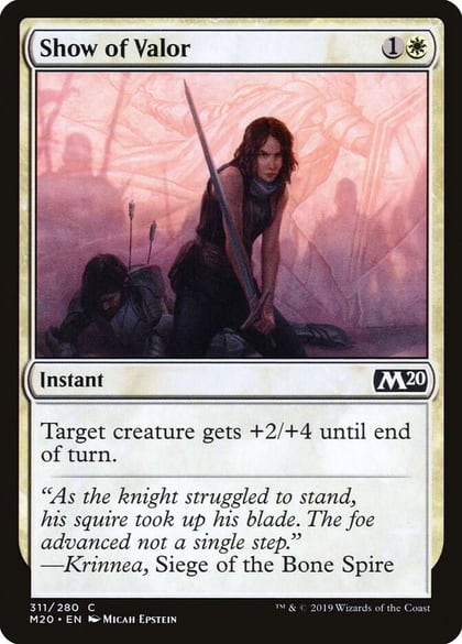 Show of Valor, Core Set 2020 311