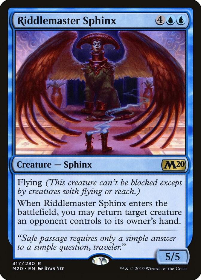 Riddlemaster Sphinx, Core Set 2020 317