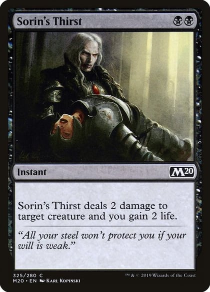 Sorin's Thirst, Core Set 2020 325