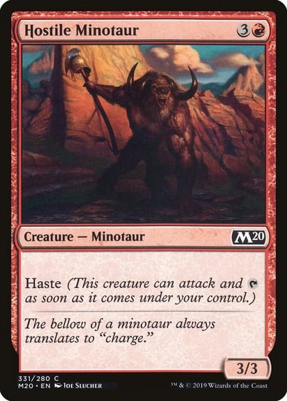 Hostile Minotaur, Core Set 2020 331