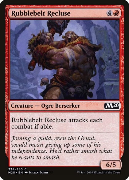 Rubblebelt Recluse, Core Set 2020 334