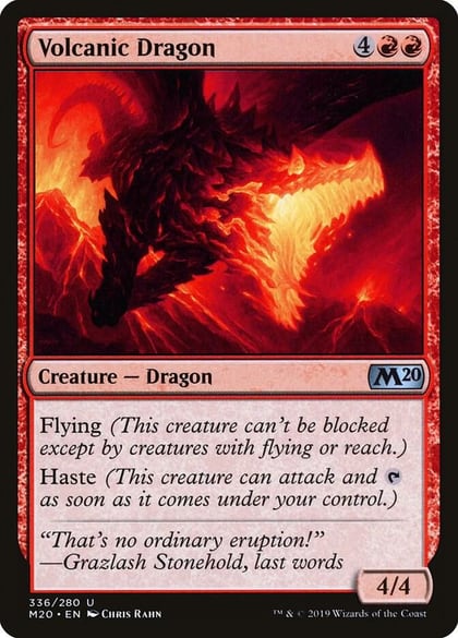 Volcanic Dragon, Core Set 2020 336
