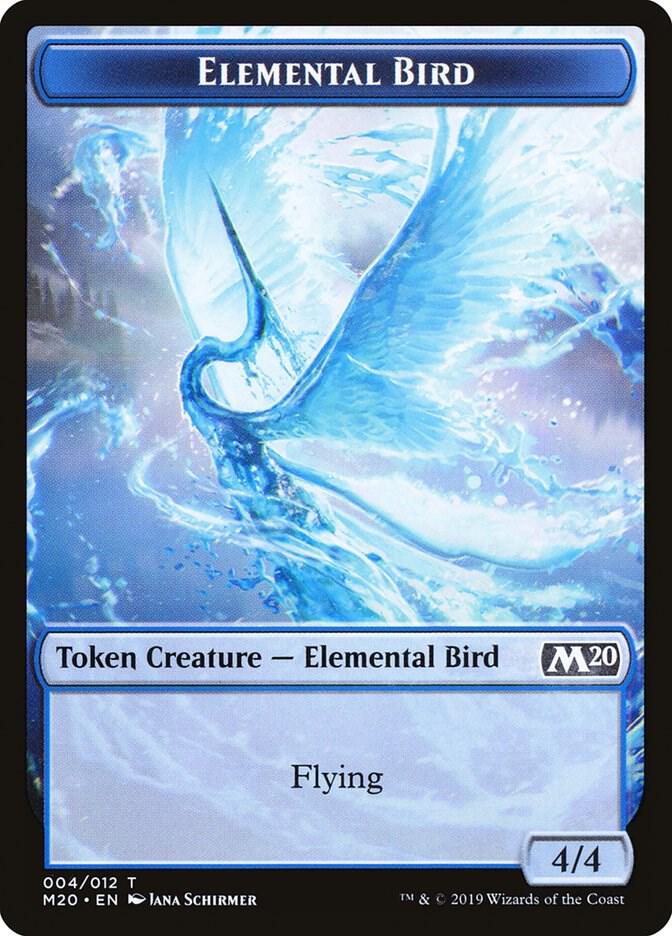 Elemental Bird Token, Core Set 2020 4