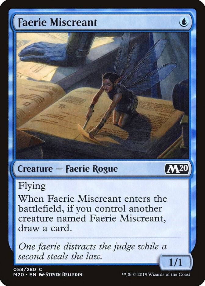 Faerie Miscreant, Core Set 2020 58