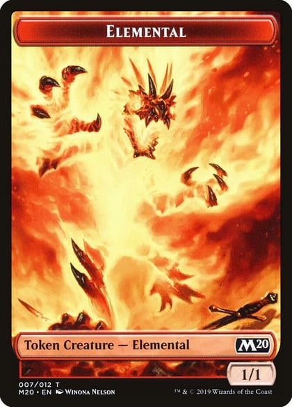 Elemental Token, Core Set 2020 7