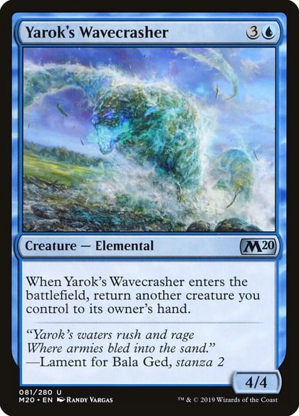 Yarok's Wavecrasher, Core Set 2020 81