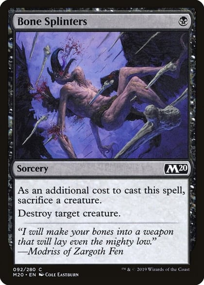 Bone Splinters, Core Set 2020 92