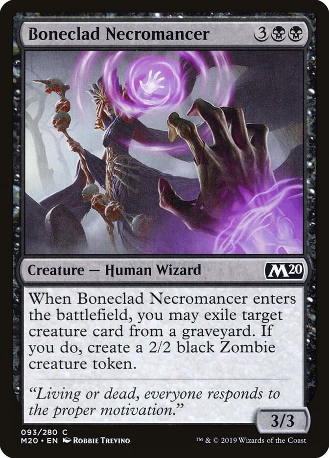 Boneclad Necromancer, Core Set 2020 93