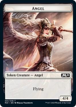 Angel // Cat (011) Double-Sided Token, Core Set 2021 1 // 11