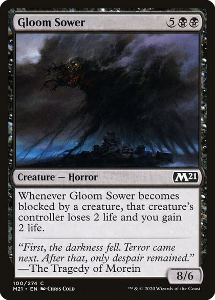 Gloom Sower, Core Set 2021 100