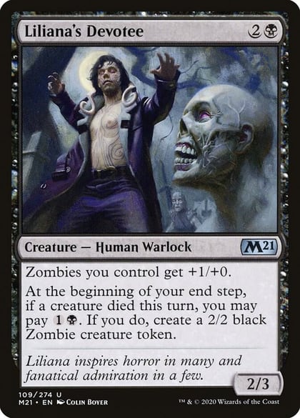 Liliana's Devotee, Core Set 2021 109