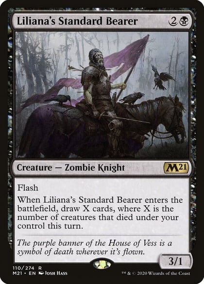 Liliana's Standard Bearer, Core Set 2021 110