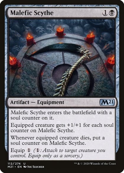 Malefic Scythe, Core Set 2021 112