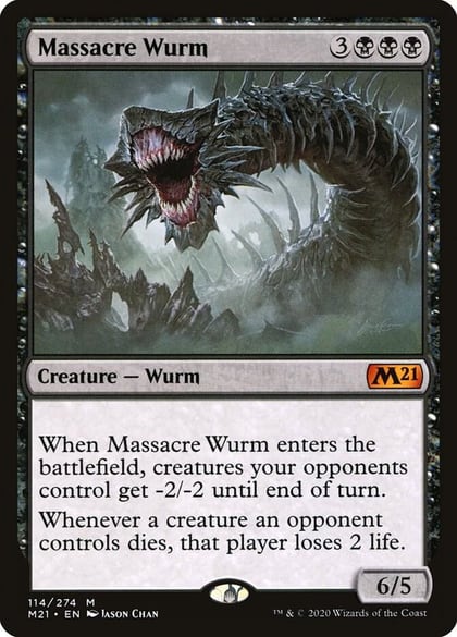 Massacre Wurm, Core Set 2021 114