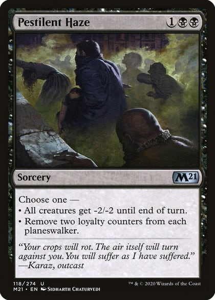 Pestilent Haze, Core Set 2021 118