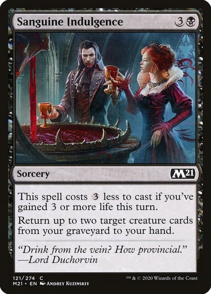 Sanguine Indulgence, Core Set 2021 121