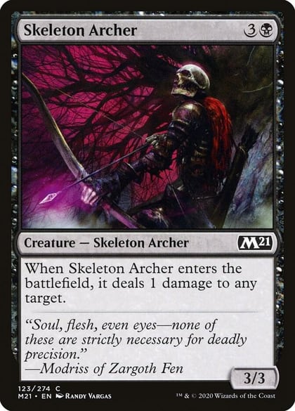 Skeleton Archer, Core Set 2021 123