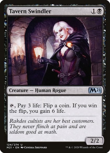 Tavern Swindler, Core Set 2021 124