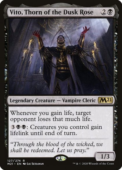 Vito, Thorn of the Dusk Rose, Core Set 2021 127