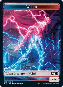 Weird // Zombie Double-Sided Token, Core Set 2021 13 // 7