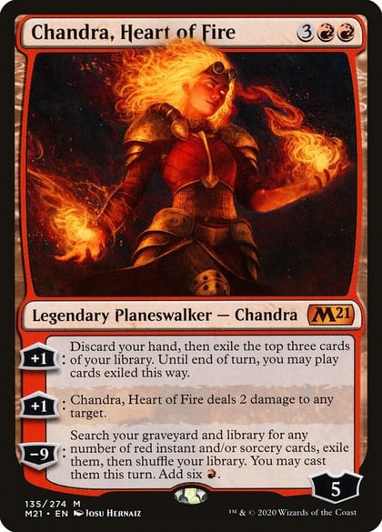 Chandra, Heart of Fire, Core Set 2021 135