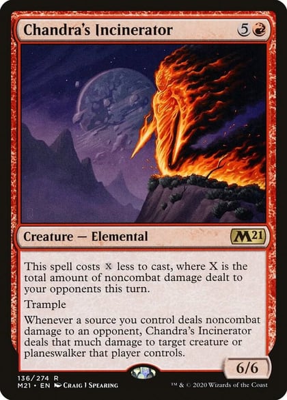 Chandra's Incinerator, Core Set 2021 136