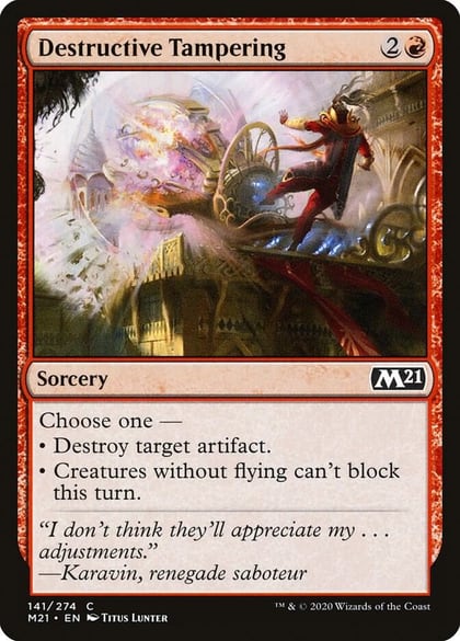 Destructive Tampering, Core Set 2021 141