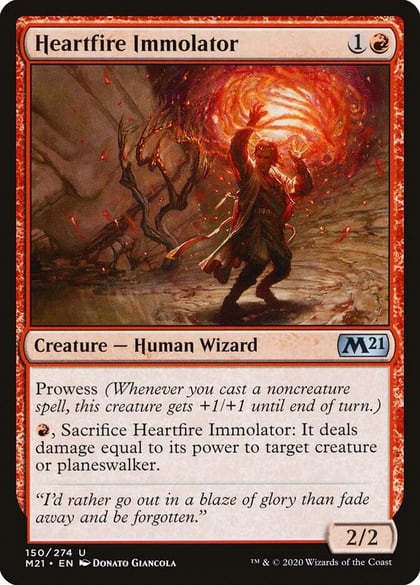 Heartfire Immolator, Core Set 2021 150