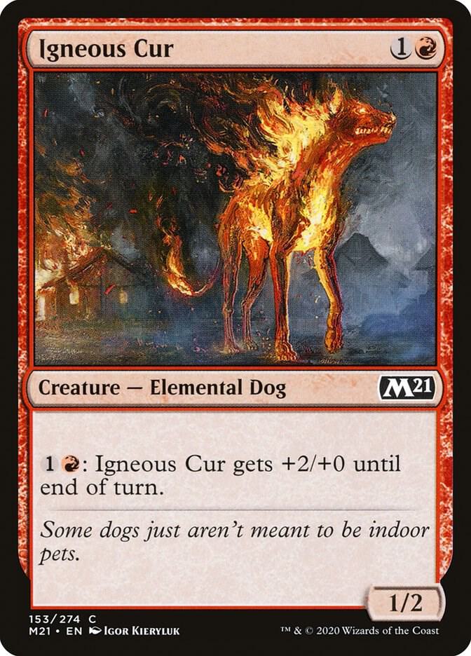 Igneous Cur, Core Set 2021 153