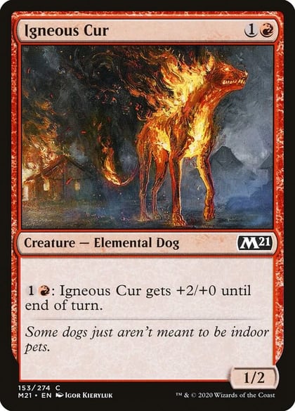 Igneous Cur, Core Set 2021 153