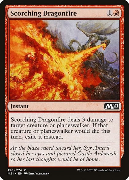 Scorching Dragonfire, Core Set 2021 158