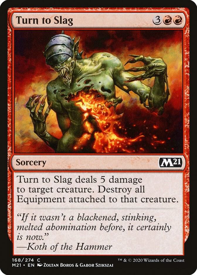 Turn to Slag, Core Set 2021 168
