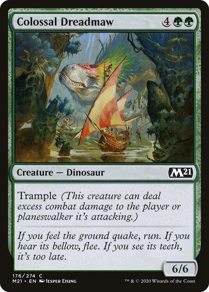 Colossal Dreadmaw, Core Set 2021 176