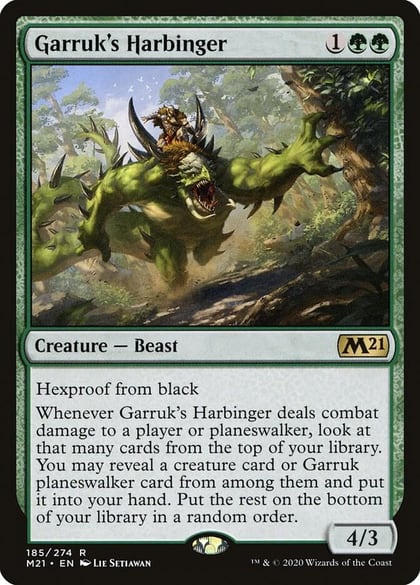Garruk's Harbinger, Core Set 2021 185