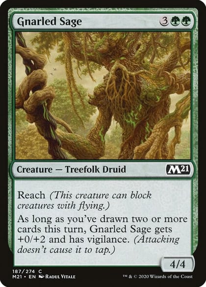 Gnarled Sage, Core Set 2021 187