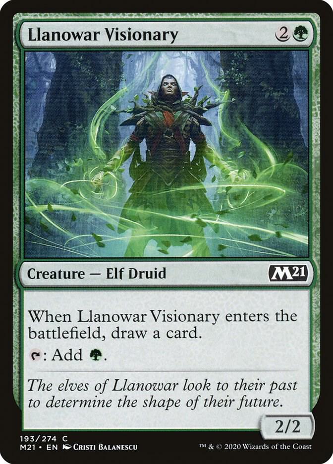 Llanowar Visionary, Core Set 2021 193